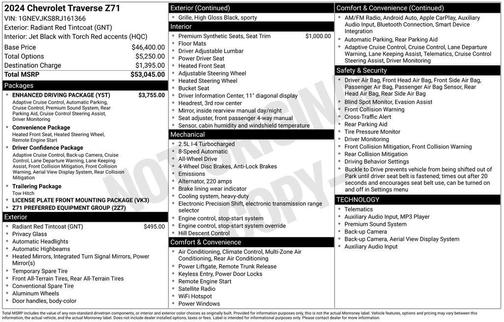 2024 Chevrolet Traverse AWD Z71