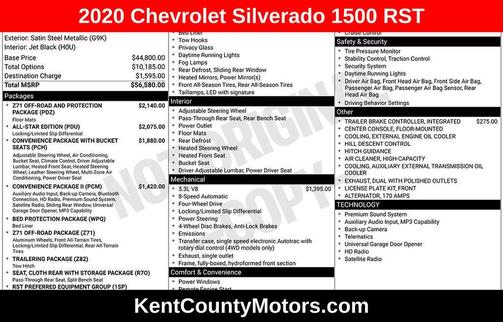 Satin Steel Metallic 2020 Chevrolet Silverado 1500 RST