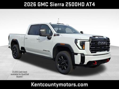Summit White 2026 GMC Sierra 2500 AT4