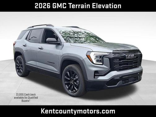 Sterling Metallic 2026 GMC Terrain AWD Elevation
