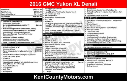 2016 GMC Yukon XL Denali