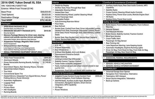 2016 GMC Yukon XL Denali