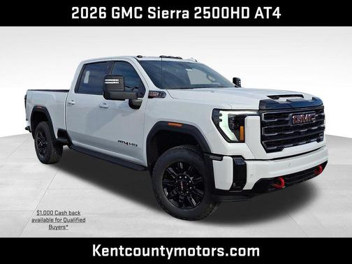 Summit White 2026 GMC Sierra 2500 AT4