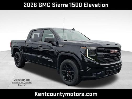 Onyx Black 2026 GMC Sierra 1500 Elevation