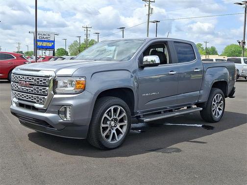 Satin Steel Metallic 2022 GMC Canyon Denali
