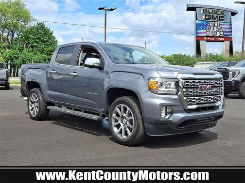 Satin Steel Metallic 2022 GMC Canyon Denali