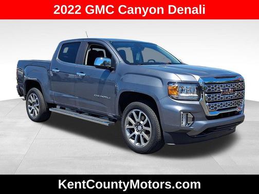 Satin Steel Metallic 2022 GMC Canyon Denali