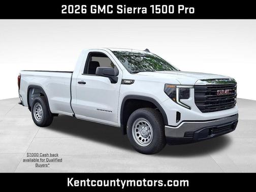 Summit White 2026 GMC Sierra 1500 Pro