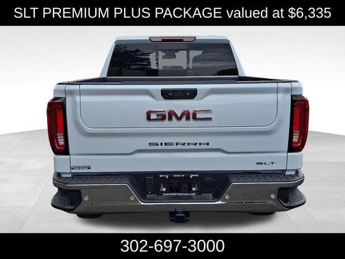 Glacier White Tricoat 2026 GMC Sierra 1500 SLT