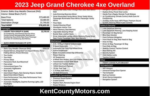 2023 Jeep Grand Cherokee 4xe Overland