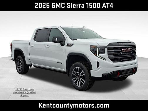 Summit White 2026 GMC Sierra 1500 AT4