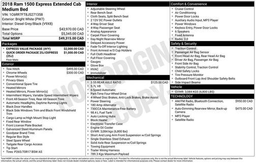 2018 RAM 1500 Express