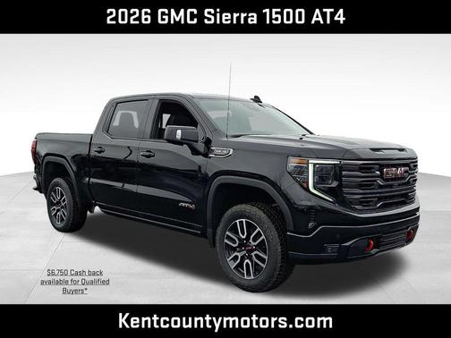 Onyx Black 2026 GMC Sierra 1500 AT4