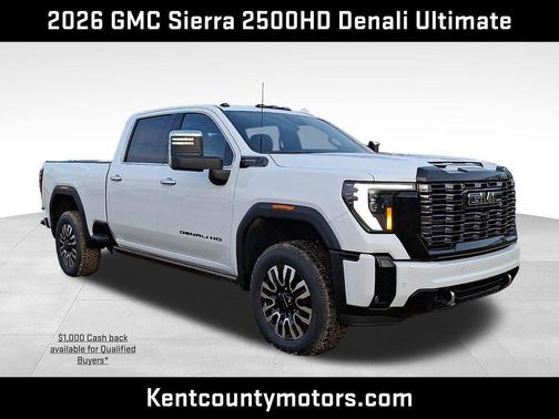 Summit White 2026 GMC Sierra 2500 Denali Ultimate