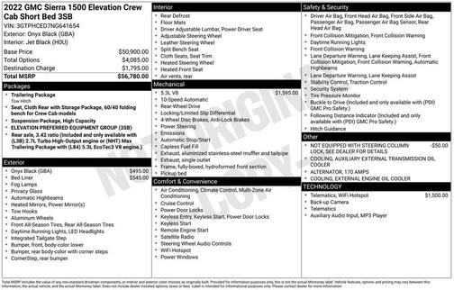 2022 GMC Sierra 1500 Elevation