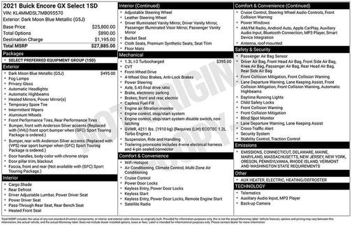 2021 Buick Encore GX Select