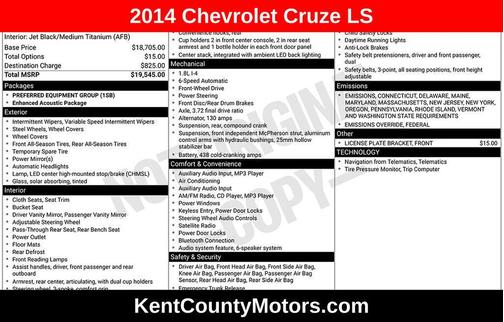 2014 Chevrolet Cruze LS