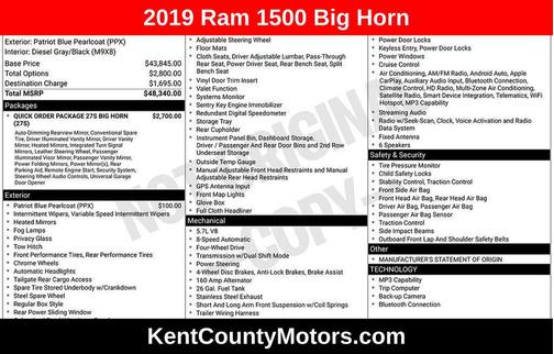 2019 RAM 1500 Big Horn