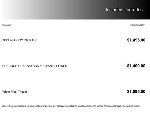 White Frost Tricoat 2019 GMC Acadia Denali