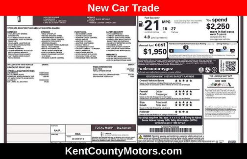 2020 Lincoln Continental Reserve