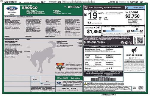 2022 Ford Bronco Outer Banks