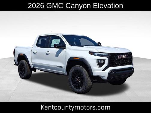 Summit White 2026 GMC Canyon Elevation