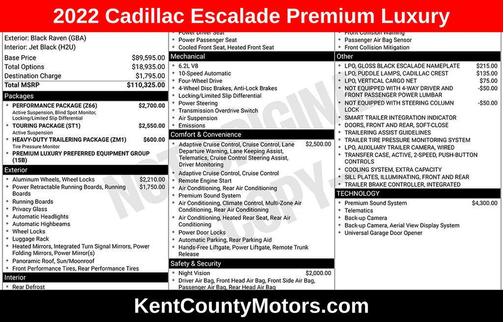 2022 Cadillac Escalade Premium Luxury