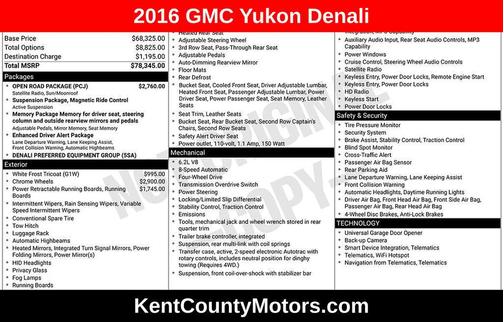 2016 GMC Yukon Denali