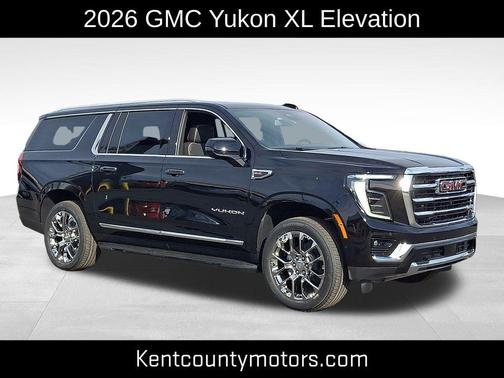 Onyx Black 2026 GMC Yukon XL 4WD Elevation
