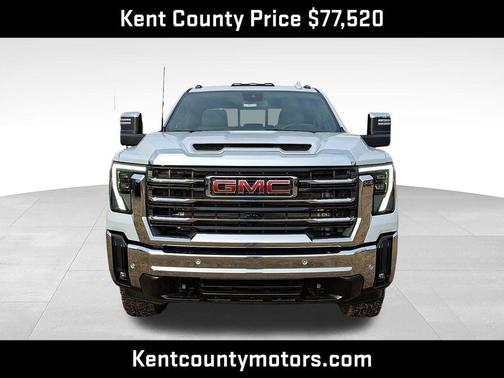 Glacier White Tricoat 2026 GMC Sierra 2500 SLT