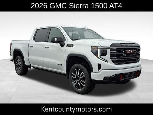 Summit White 2026 GMC Sierra 1500 AT4