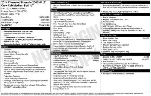 2014 Chevrolet Silverado 2500 LT