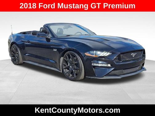 Shadow Black 2018 Ford Mustang GT Premium