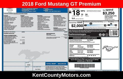2018 Ford Mustang GT Premium