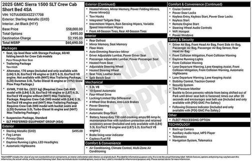 2025 GMC Sierra 1500 SLT