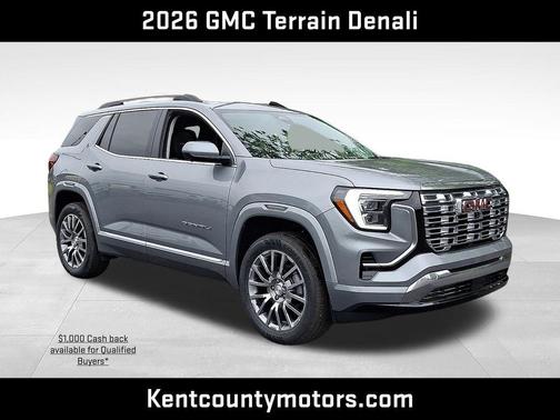 Sterling Metallic 2026 GMC Terrain Denali