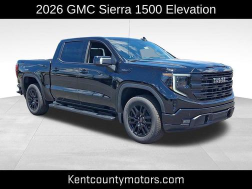 Onyx Black 2026 GMC Sierra 1500 Elevation