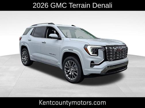 Glacier White Tricoat 2026 GMC Terrain Denali