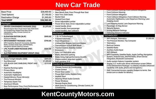 Ebony Twilight Metallic 2022 GMC Terrain SLE