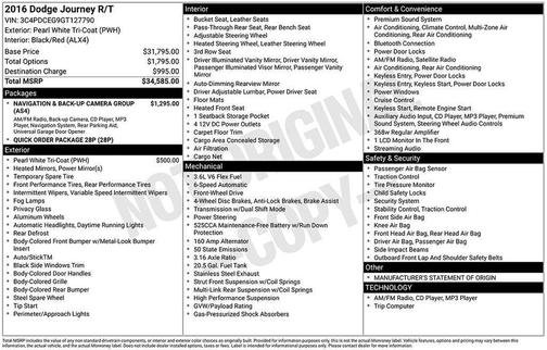 2016 Dodge Journey R/T