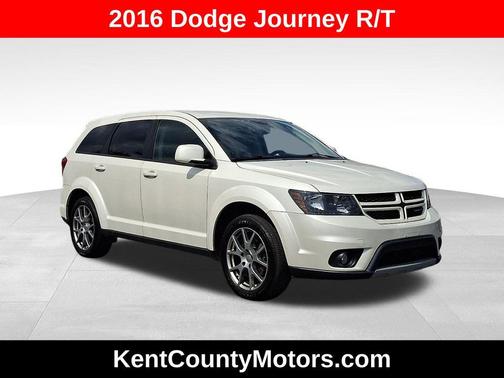 Pearl White Tri-Coat 2016 Dodge Journey R/T