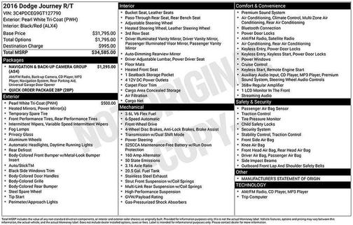 2016 Dodge Journey R/T