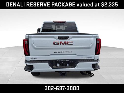 Glacier White Tricoat 2026 GMC Sierra 2500 Denali