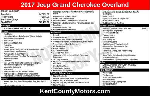 2017 Jeep Grand Cherokee Overland