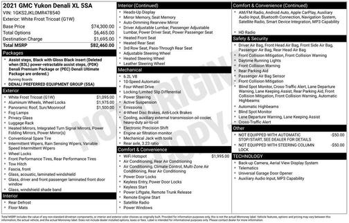 2021 GMC Yukon XL Denali