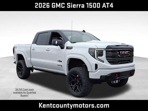 Summit White 2026 GMC Sierra 1500 AT4