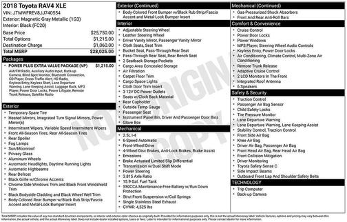 2018 Toyota RAV4 XLE