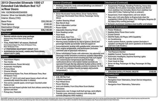 Silver Ice Metallic 2013 Chevrolet Silverado 1500 LT