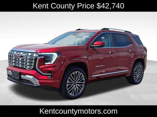 Volcanic Red Tintcoat 2026 GMC Terrain Denali