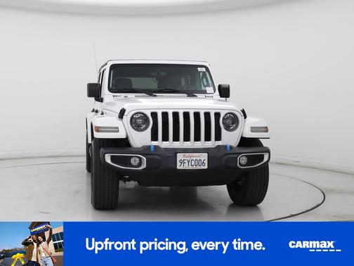 White 2023 Jeep Wrangler 4xe Unlimited Sahara